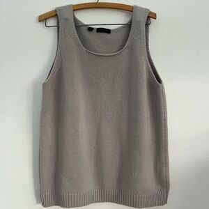 100% Cashmere Saks Fifth Avenue vest sweater